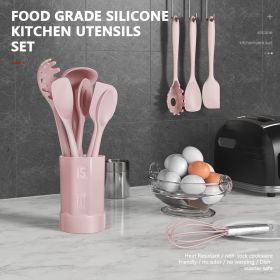 Silicone Cooking Utensils Set - 446°F Heat Resistant Kitchen Utensils, Spatula,Turner Tongs,Spoon,Whisk