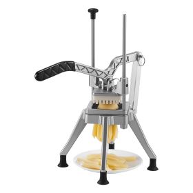 French Fry Cutter, 1/4" Blade Commercial Potato Chopper, Lever-Action Vegetable Dicer with Ergonomic Handle