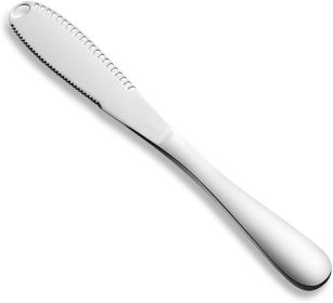 The Better Butter Spreader Knife, Butter Knife Spreaders, Stainless Steel Butter Knives Curler, Butter Knifes for Cold Butter Slicer with Holes