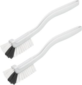Kitchen Right Angle Scrub Grout Small Cleaning Brush 2 Pack Best Kitchen Gadgets Gifts Stuff for Bottle Bathroom Brushes Household Pot Pan Dishwasher