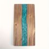 1PC Chopping Board, Resin River Pattern Cutting Board Butcher Block, Cheese Charcuterie Board for Meat Cheese Bread Vegetables And Fruits