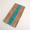 1PC Chopping Board, Resin River Pattern Cutting Board Butcher Block, Cheese Charcuterie Board for Meat Cheese Bread Vegetables And Fruits