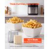 French Fry Cutter, 1/2" Blade Commercial Vegetable Chopper, Lever-Action Vegetable Dicer with Ergonomic Handle